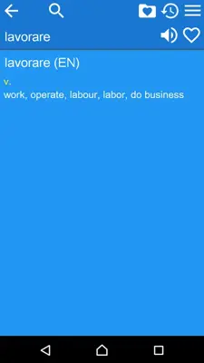 EN-IT Dictionary Free android App screenshot 5