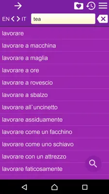 EN-IT Dictionary Free android App screenshot 6